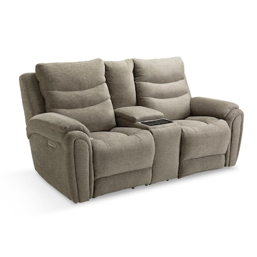 Jack Power Loveseat With Console