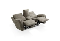parkway   casual transitional recl sofa   