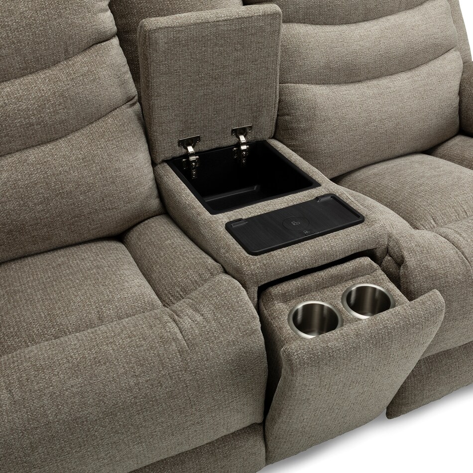 parkway   casual transitional recl sofa   