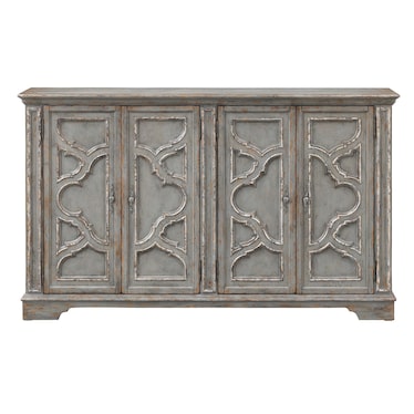 Savannah 4 Door Media Credenza