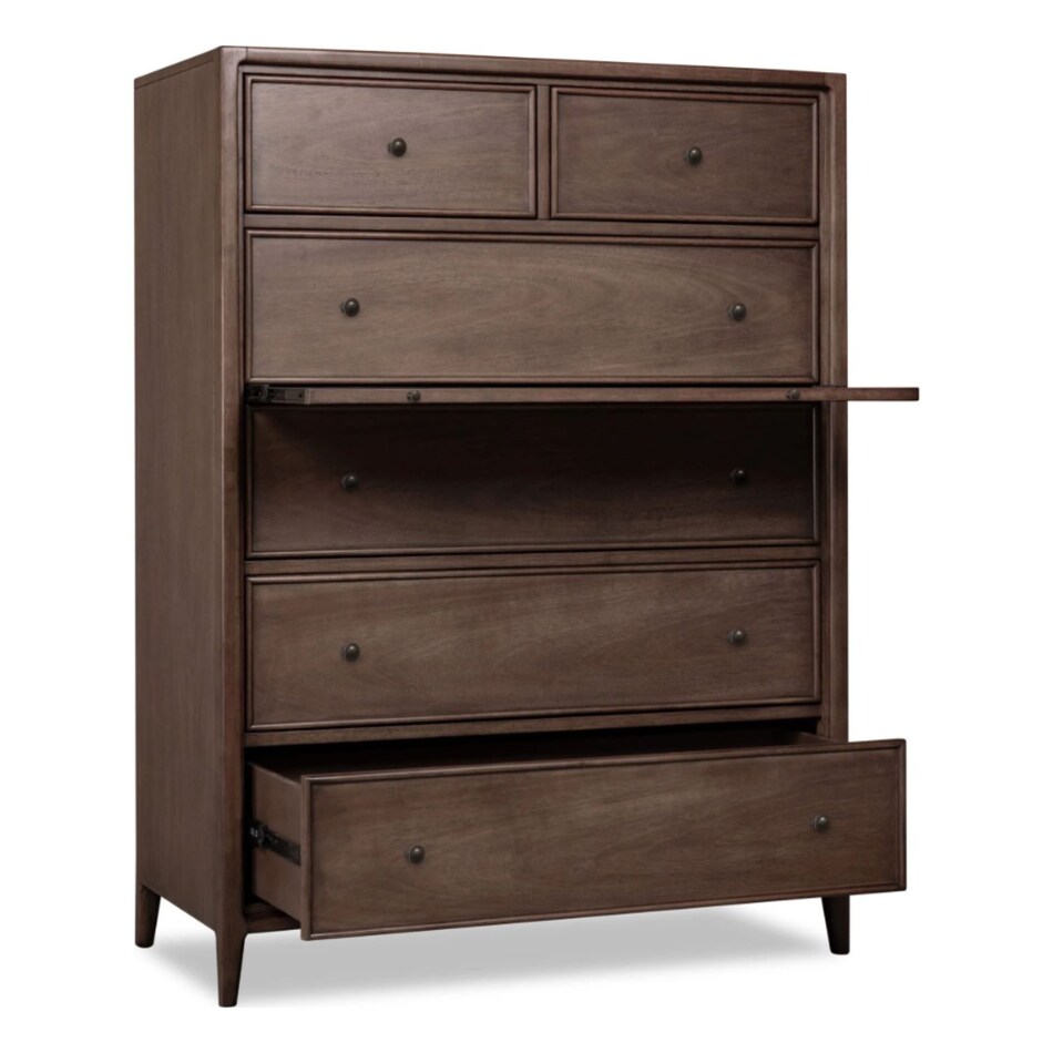 pecan pie casual transitional bedroom   