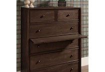 pecan pie casual transitional bedroom   