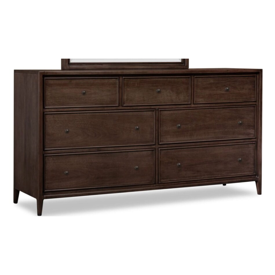pecan pie casual transitional bedroom   