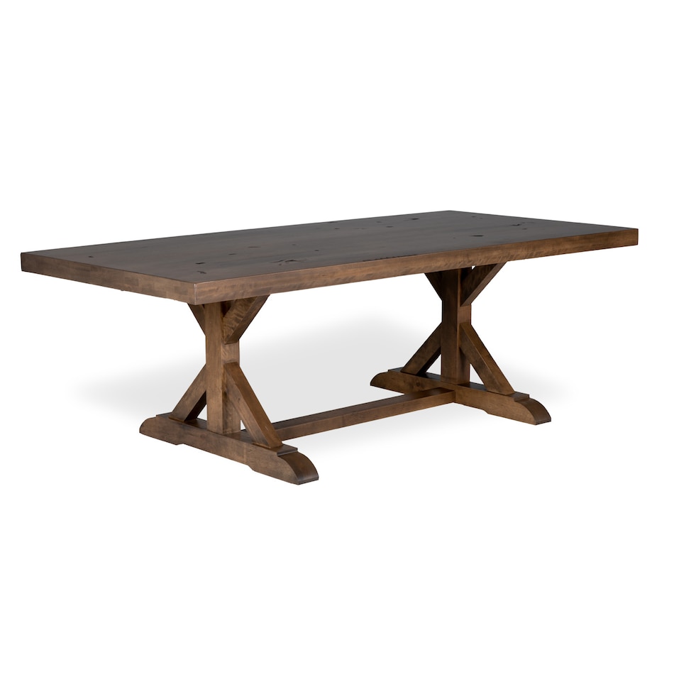 pecan washed solid wood dining ctb  