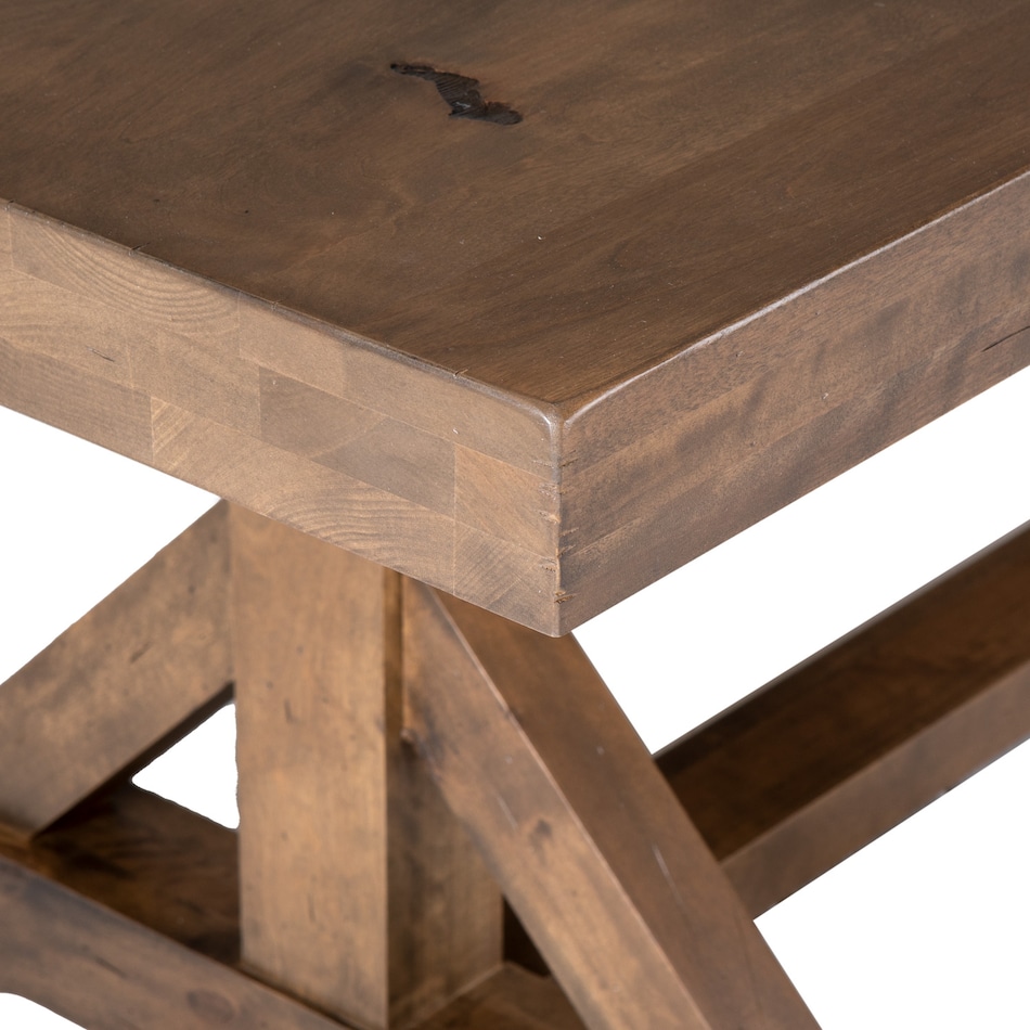 pecan washed solid wood dining ctb  