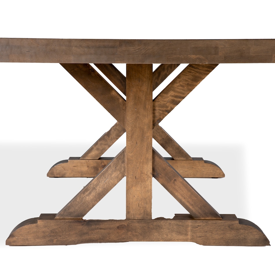 pecan washed solid wood dining ctb  