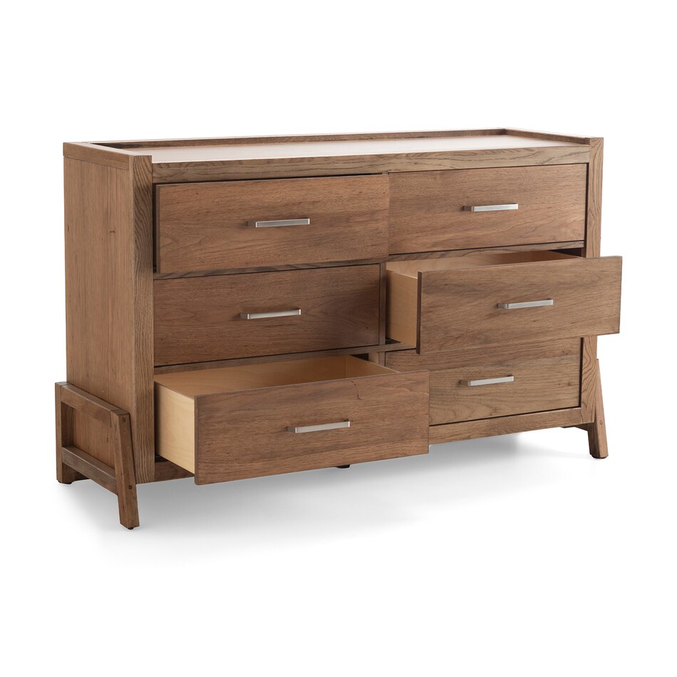 pecan casual transitional bedroom   