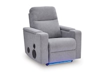 pewter glider recliner   