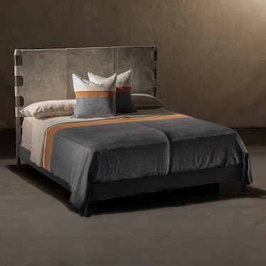 Remy King Leather Bed