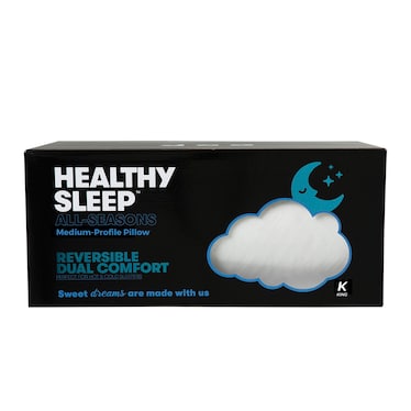 Healthy Sleep All-Seasons Medium-Profile King Pillow