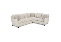 plush tone linen sectional stationary kccbpc  