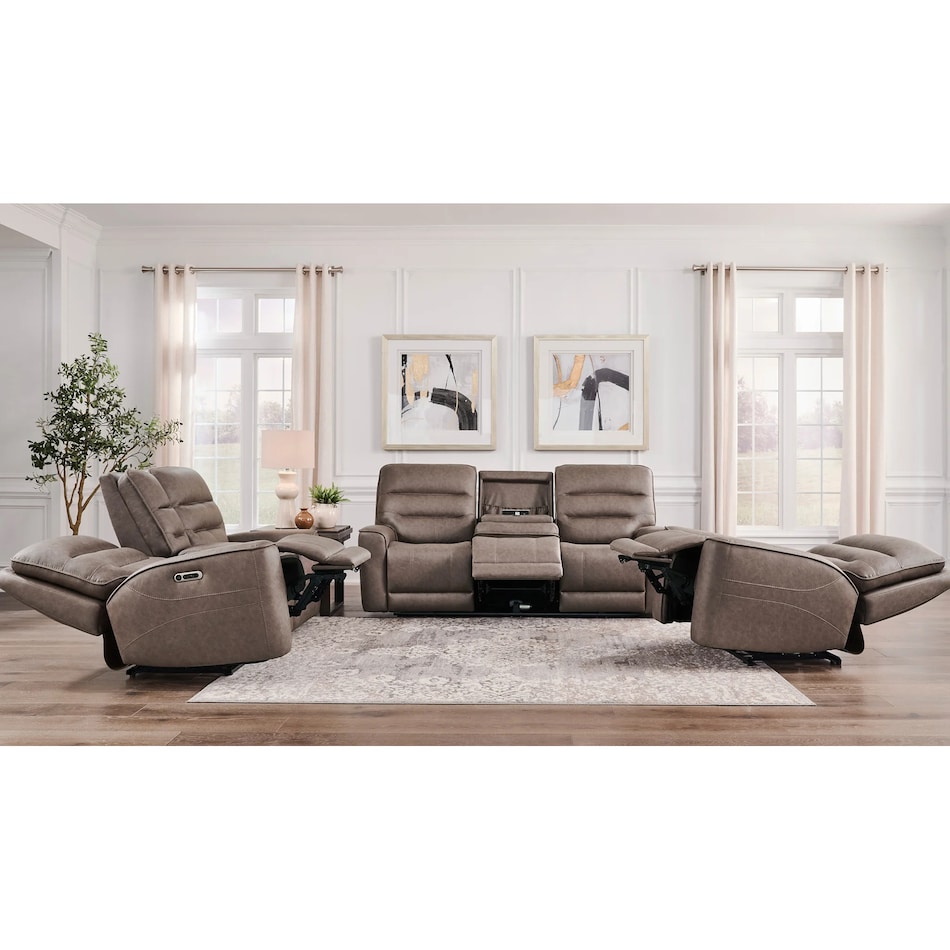 pmla brown fabric sofa   