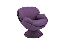 purple swivel rocker chair   