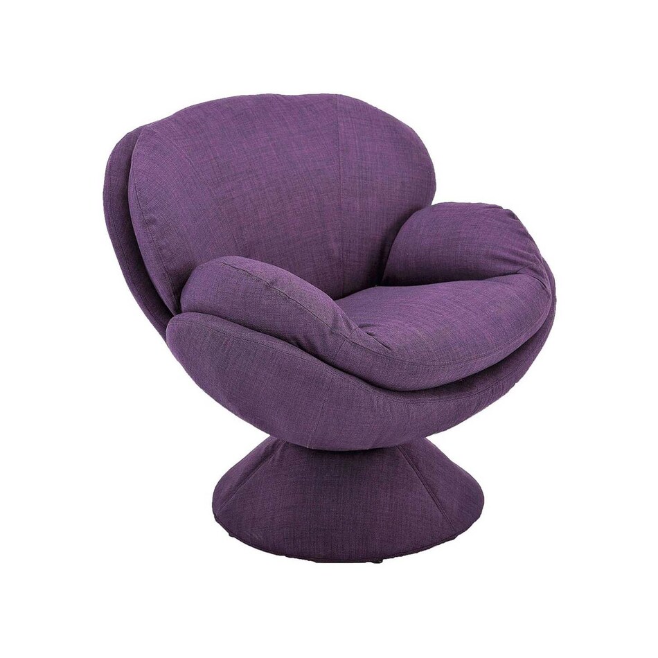 purple swivel rocker chair   