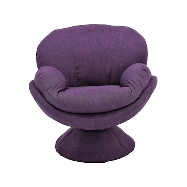 Jazzy Purple Accent Chair