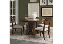 r brown fab chair seat   