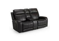 rainier steel casual transitional recl sofa   