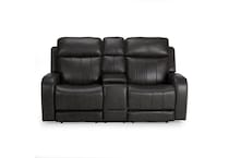 rainier steel casual transitional recl sofa   