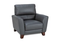 ranger charcoal leathermatch sofa   