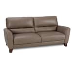ranger mushroom leathermatch sofa   