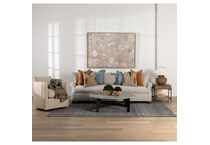 rbri beige fabric sofa   