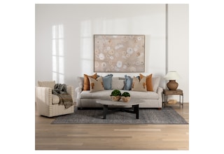 rbri beige fabric sofa