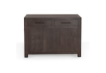 reclaimed chevron contemporary formal dining room   