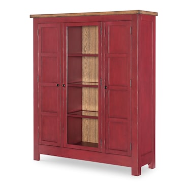 Vintage Red Pie Safe