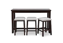 rich walnut transitional casual tables   