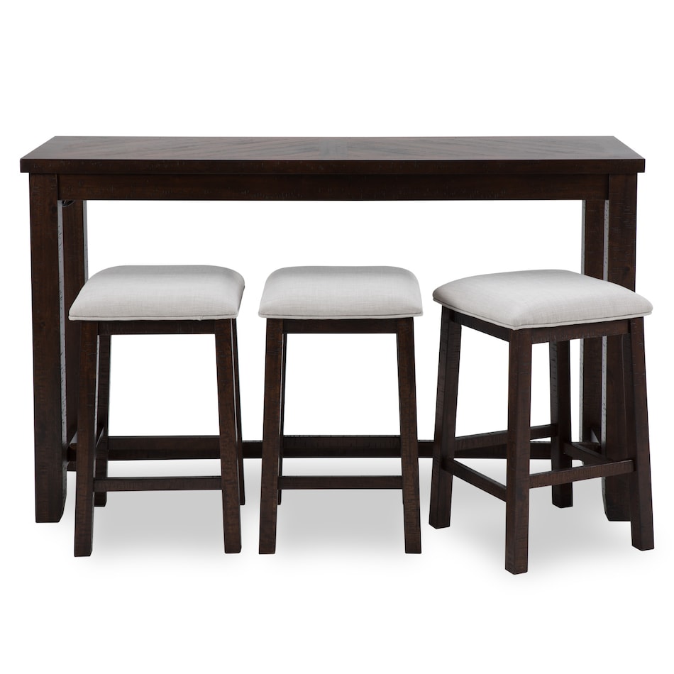 rich walnut transitional casual tables   