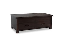 rich walnut transitional casual tables   