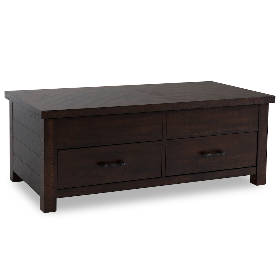 rich walnut transitional casual tables   