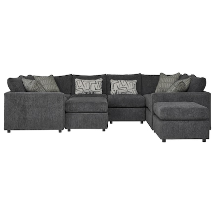 Ebony 8-Pc. Sectional
