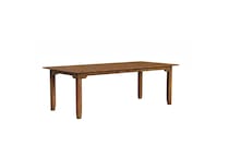 russet brown solid wood dining   