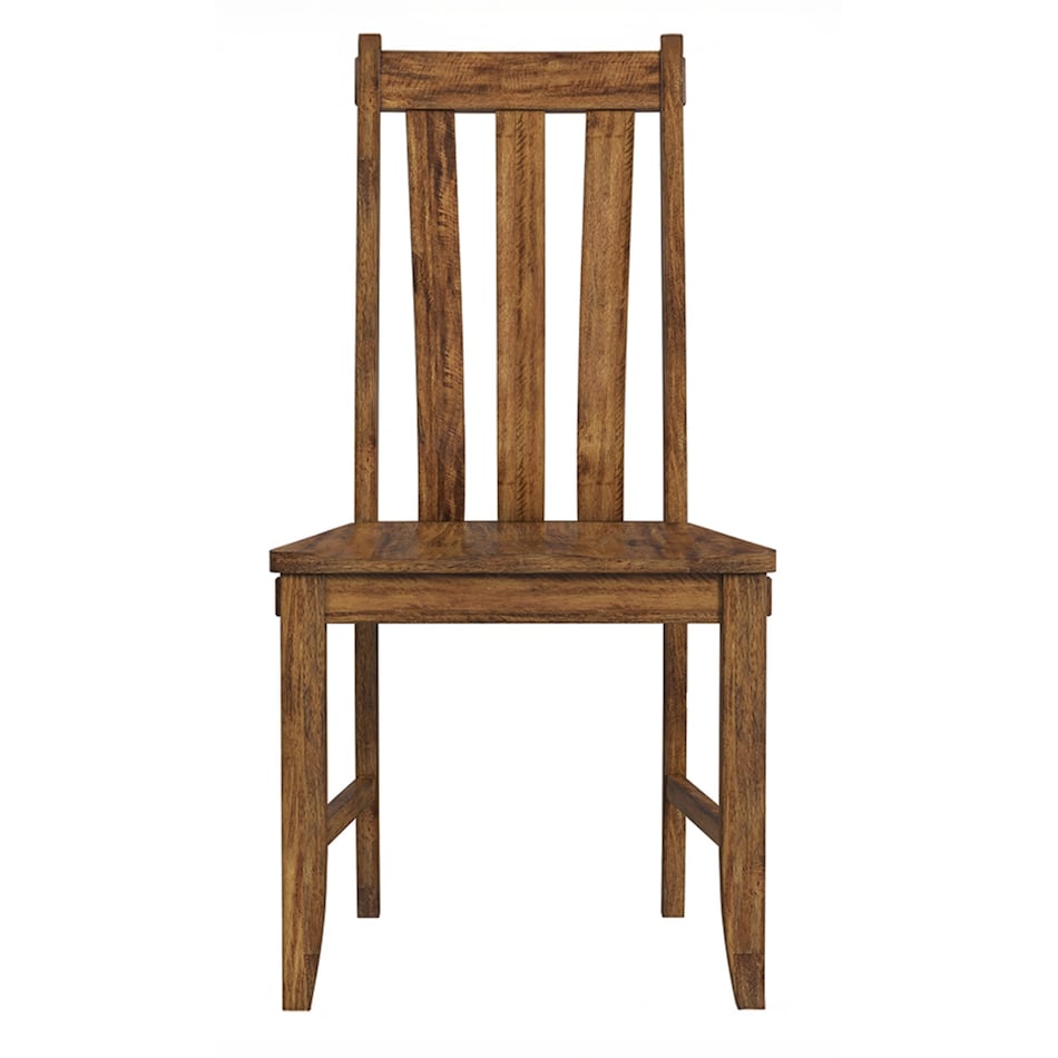 russet brown solid wood dining   