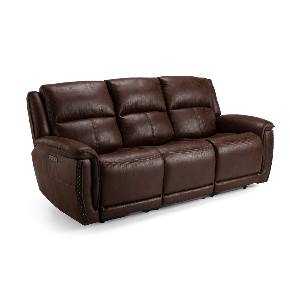 sable casual transitional recl sofa   