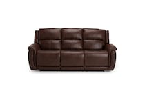 sable casual transitional recl sofa   