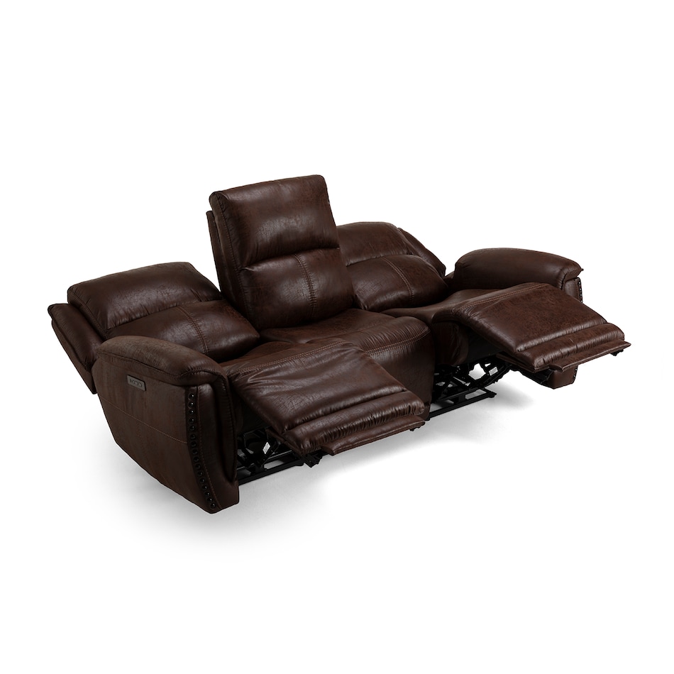 sable casual transitional recl sofa   