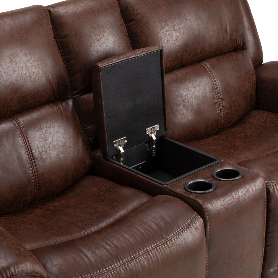 sable casual transitional recl sofa   