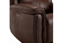 sable casual transitional recl sofa   