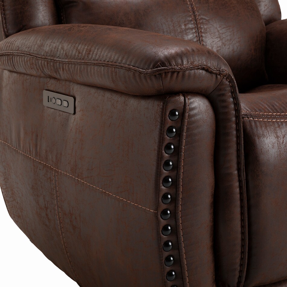 sable casual transitional recl sofa   