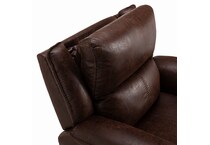 sable casual transitional recl sofa   