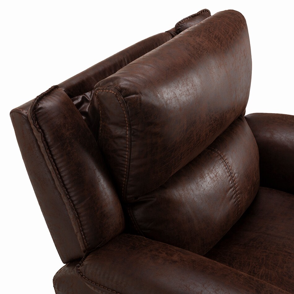 sable casual transitional recl sofa   