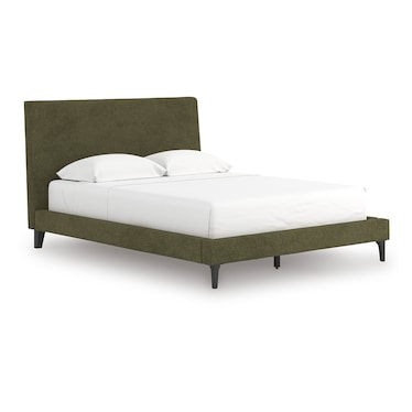 Solon Green Upholstered Bed