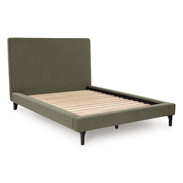 Solon Green Upholstered Bed