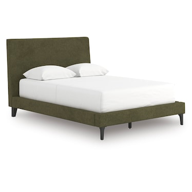 Solon Green Upholstered Bed
