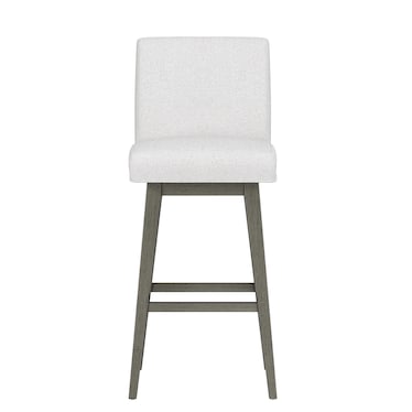 Elevation Light Gray Swivel Stool