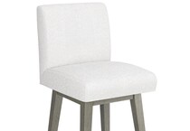 salt   gray wash casual counter height stools h  