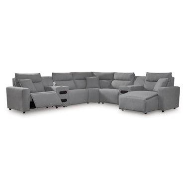 Dual Speaker 7-Pc. Power Reclining Sectional