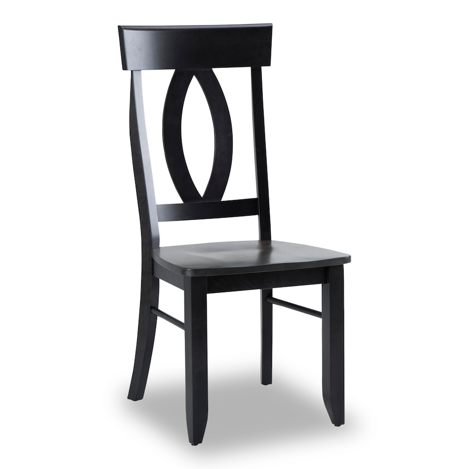 shadow dark smoke solid wood dining   